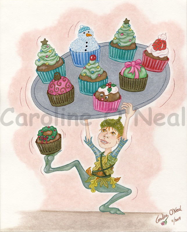 Little Gnomes Christmas Wish - spread 22-23 2